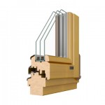 Energooszczędne Okna Drewniane THERMO 80 - profil