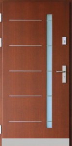 Drzwi zewnętrzne płytowe ZP Łódź Świat Okien - wzór zp14inox