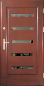 Drzwi zewnętrzne ramiakowo płycinowe Łódź Świat Okien - wzór16