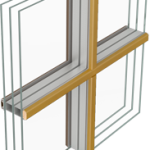Energooszczędne Okna Drewniano-Aluminiowe THERMO 80 ALU - wiedeńskie naklejane